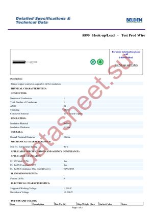 8890 00225 datasheet  